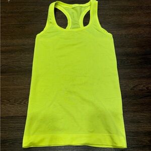 Lululemon Yellow Swiftly Tank